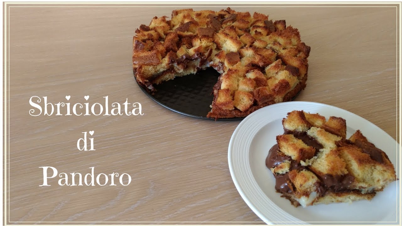 Sbriciolata di pandoro - crumbled pandoro - riciclare pandoro