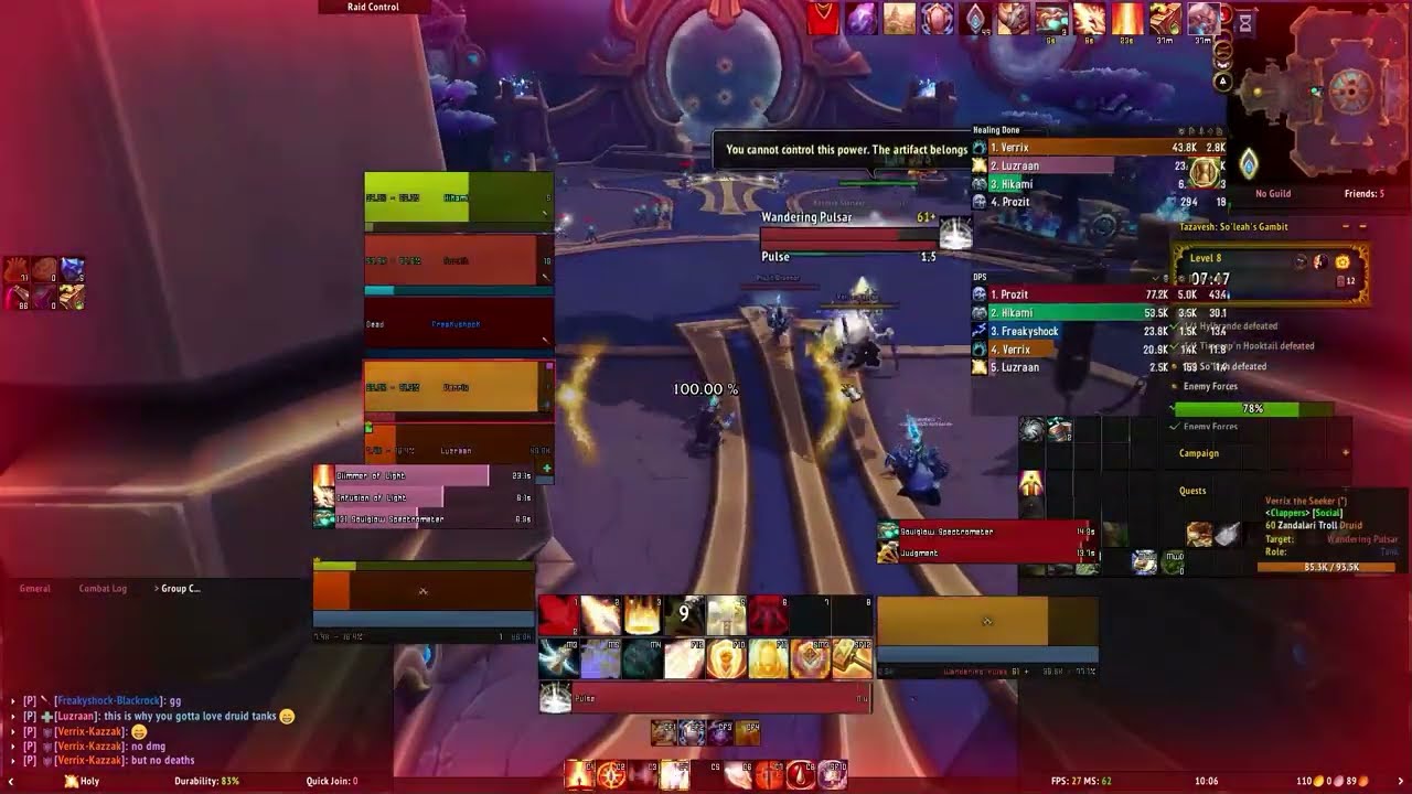 World Of Warcraft | Tazavesh So´Leah´s Gamit Mythic Plus 8