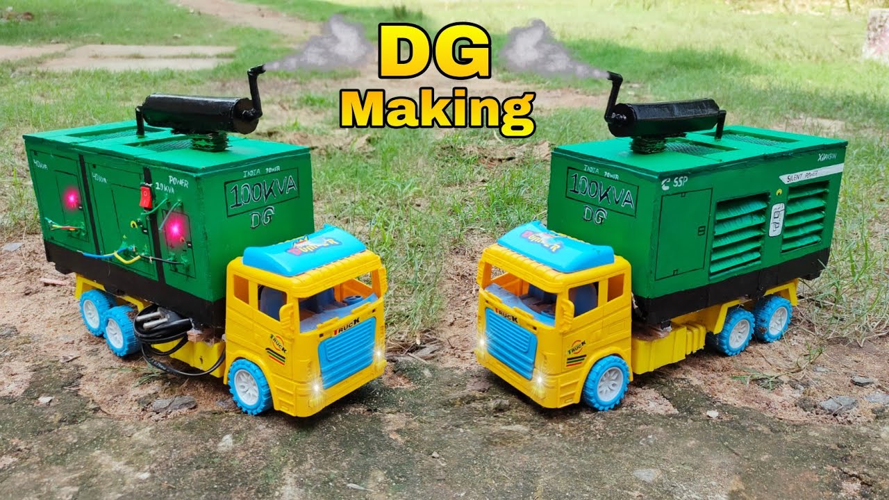 How to Make Mini Dg generator Dj Truck Dg power 100kva dj making step by step dj truck making dg diy