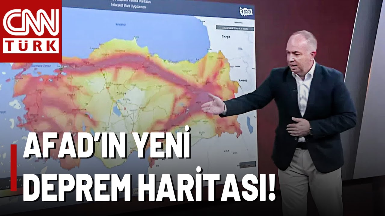 AFAD, Deprem Haritasını G&uuml;ncelledi! Hangi B&ouml;lgeler Risk Altında G&ouml;r&uuml;n&uuml;yor?