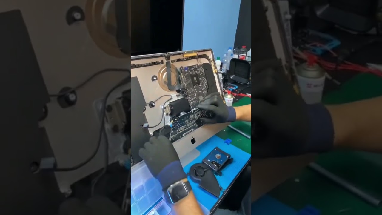 CLIENTE TENTOU CONSERTAR O PRÓPRIO IMAC OLHA O QUE ACONTECEU! # 