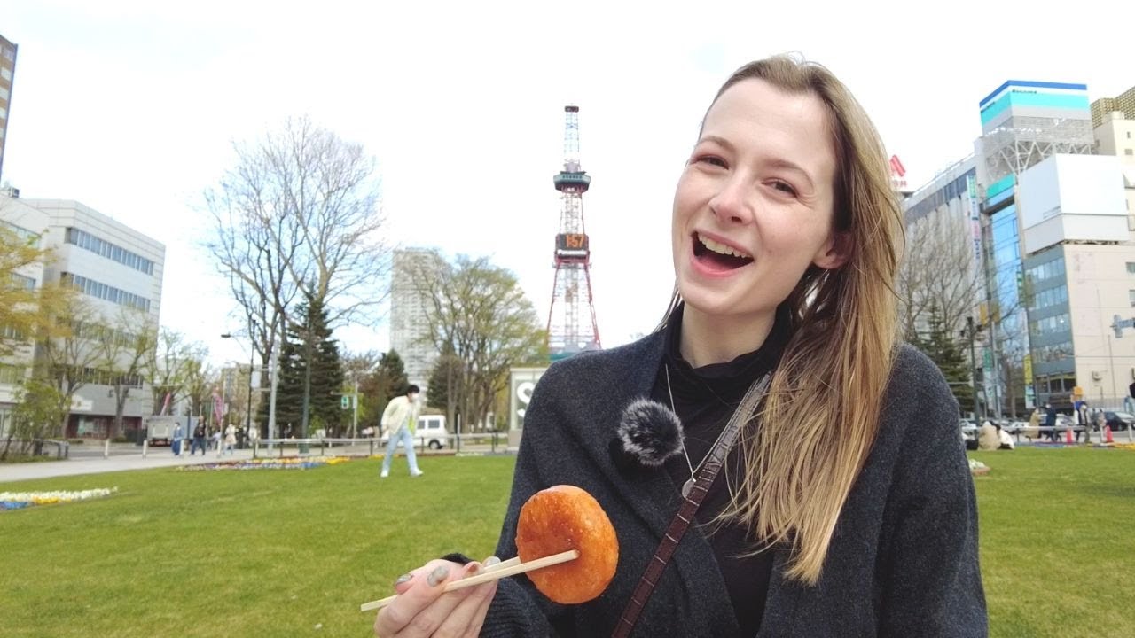 Exploring Sapporo and trying Hokkaido street food【Japan life】