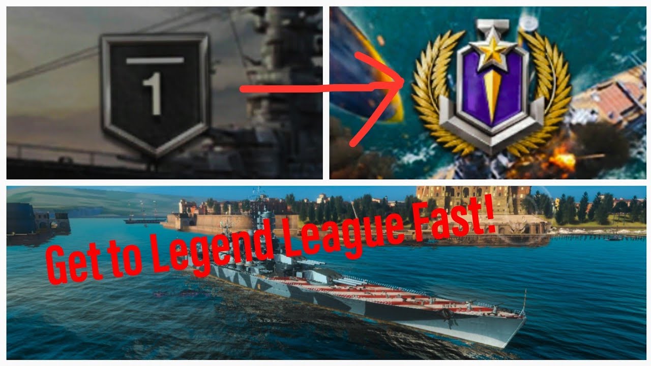 World of Warships Blitz: How to reach legend league fast!
