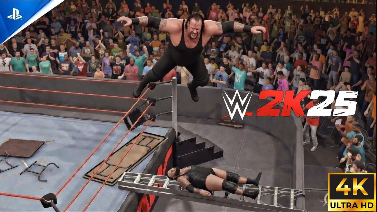 The Undertaker Vs Bronson Reed Extreme Rules Match WWE 2K25 PC Gameplay