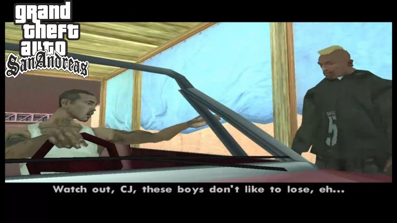 Grand Theft Auto (GTA): San Andreas Mission 17- High Stakes, Low Rider Cheats | Clean Version