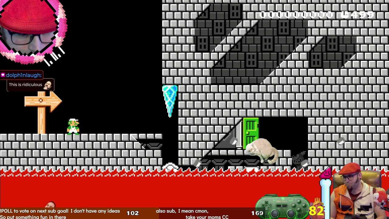 Troll Level Playthrough: When in doubt, hide it in lava (By: Dumpstertree)