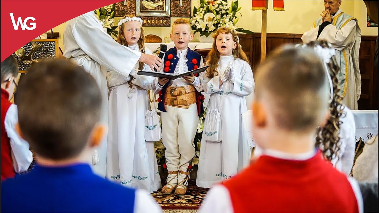 Komunia w oprawie góralskiej