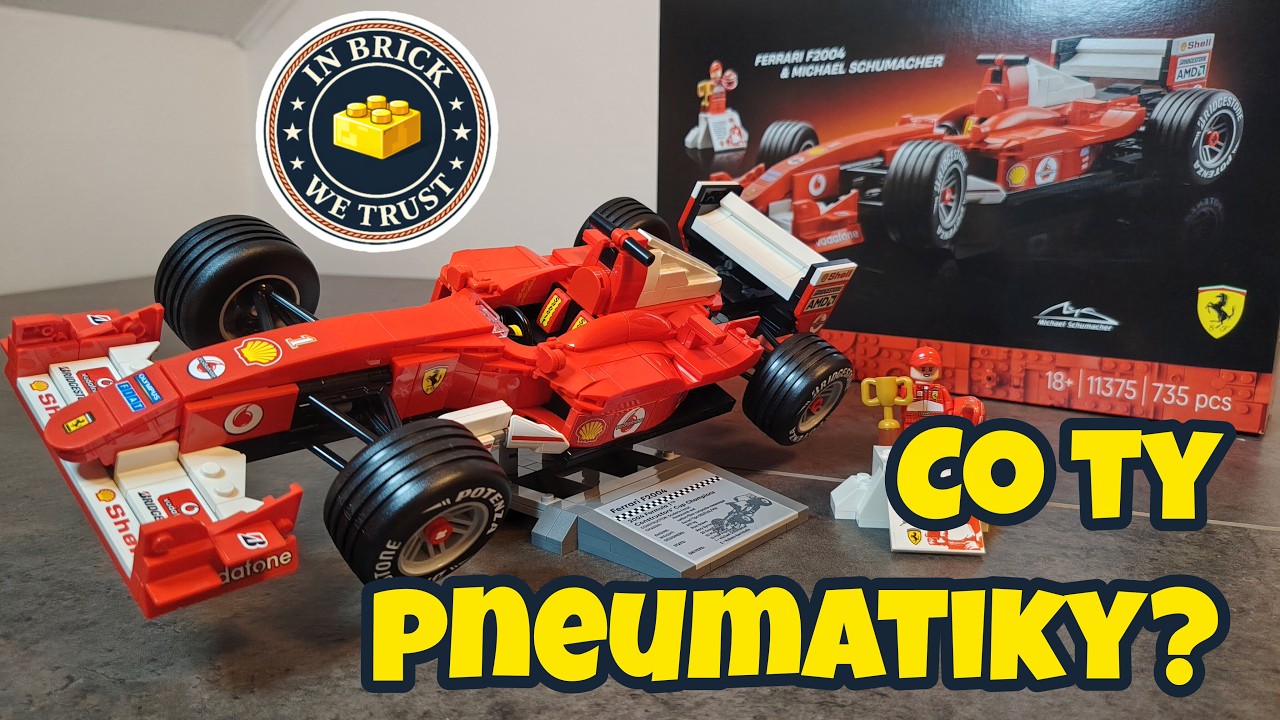 Nejlepší F1 Ferrari všech dob? LEGO 11375 Ferrari F2004 & Michael Schumacher