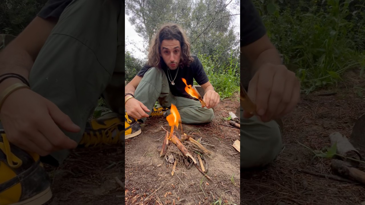 Comment faire un feu sous la pluie ?! 🔥💧