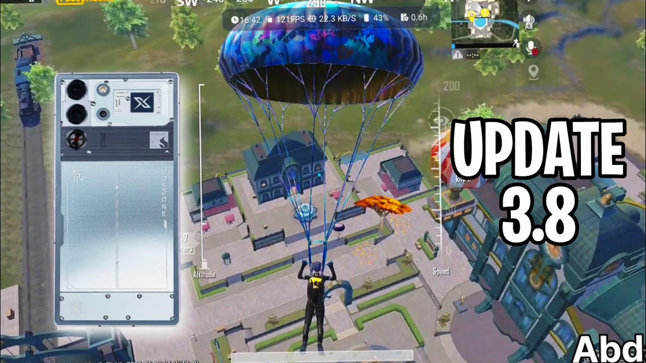 PUBG UPDATE 3.8 🔥 RED MAGIC 10 PRO PUBG TEST 🔥 120 FPS WITH FPS METER