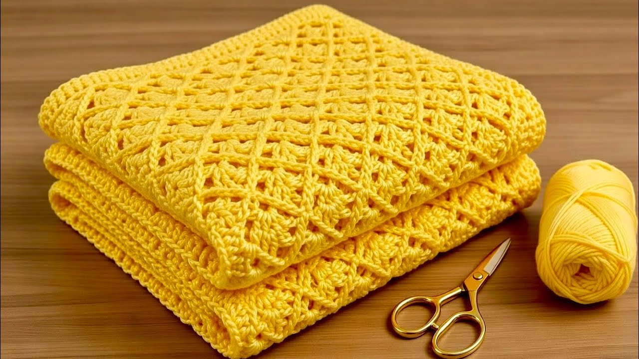 Learn the Easiest Crochet Blanket Stitch Ever! Full Beginner Tutorial