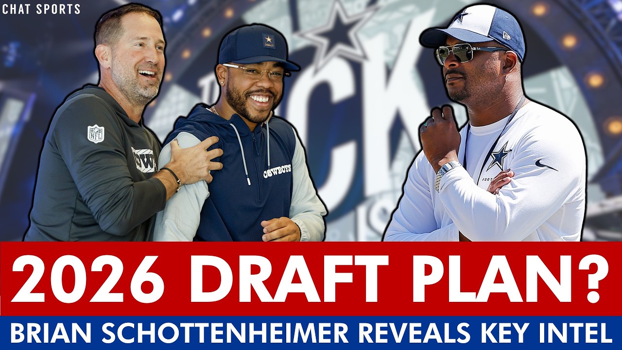 Dallas Cowboys 2026 Draft Plan REVEALED By Head Coach Brian Schottenheimer?