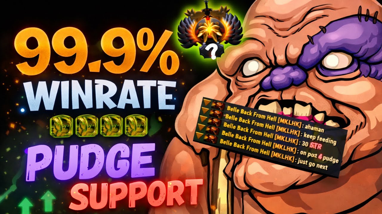 This Is Why Support Pudge CARRIES Games | DOta Clips