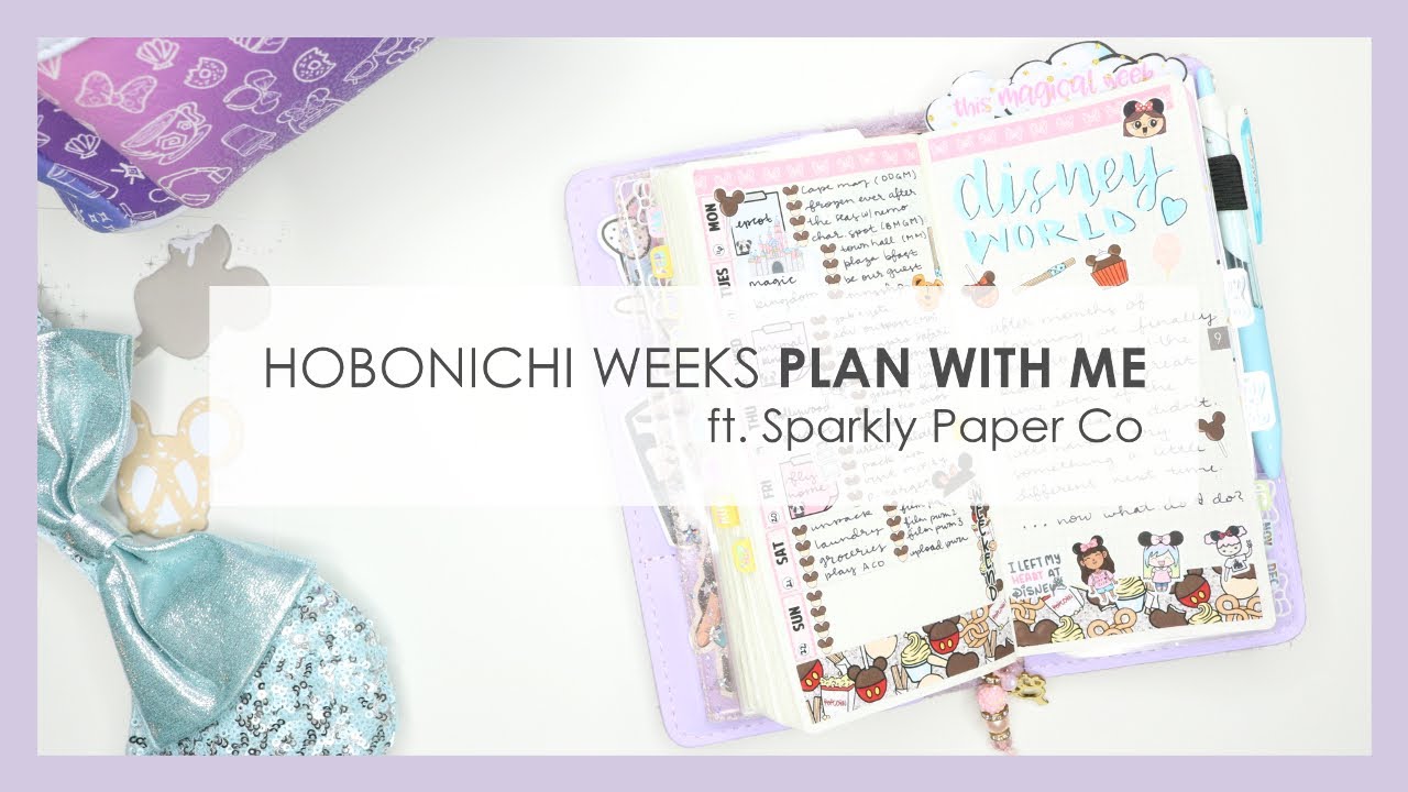 HOBONICHI WEEKS Plan With Me // ft. Sparkly Paper Co