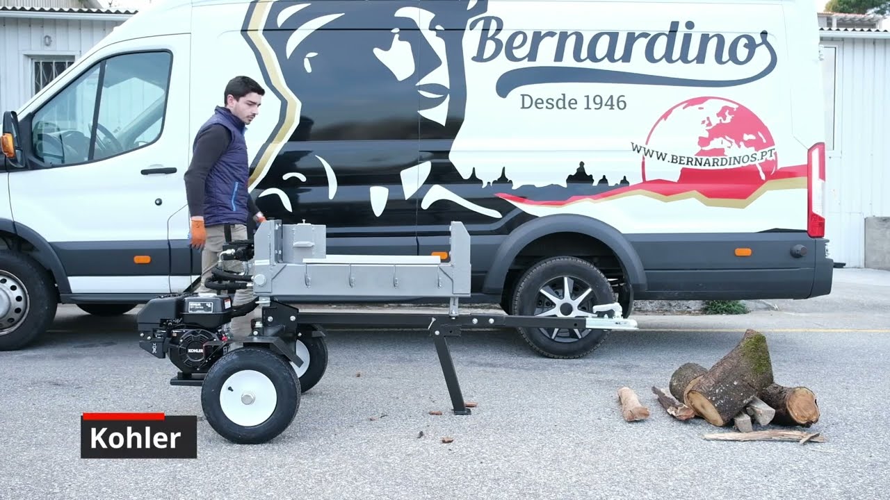 Rachador de Lenha 20TON 6.5HP Duplo Corte