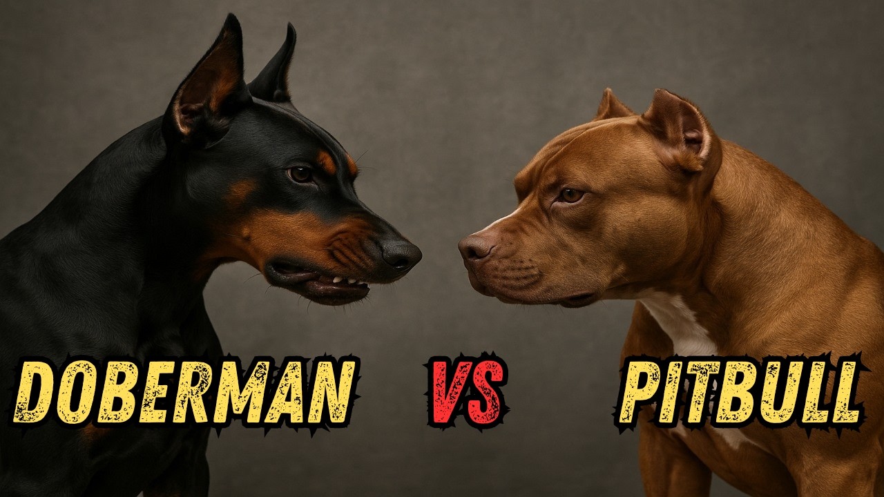 Doberman kontra Pitbull Terrier &ndash; najlepsze por&oacute;wnanie ps&oacute;w