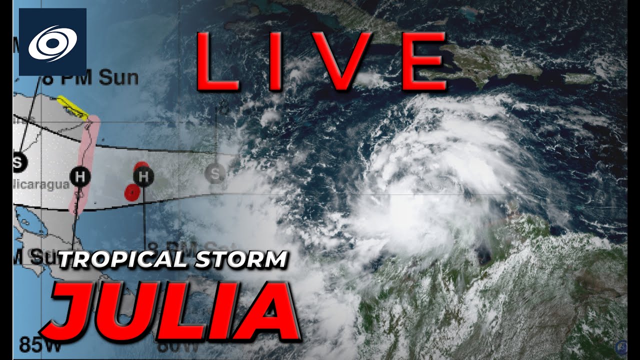 Hurricane Threat to Central America - Tropical Storm Julia Live Update