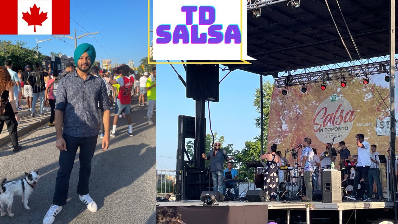 Went To Canada's Largest Latin Culture Celebration| TD Salsa Toronto #2022 festival|#Canada|#vlog14