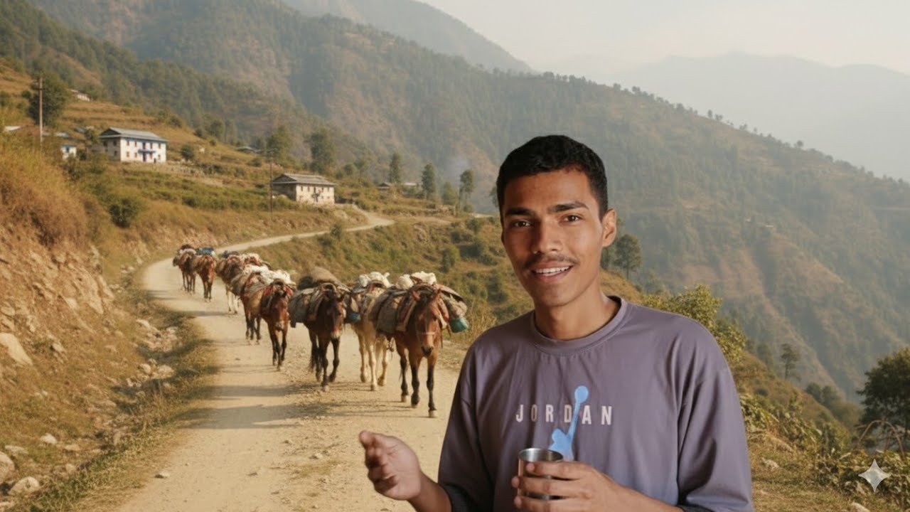 घोड़े खच्चर लाए घर में रोड़ी 😃 |  Tehri Garhwal| || Abhishek Sajwan Vlogs ||