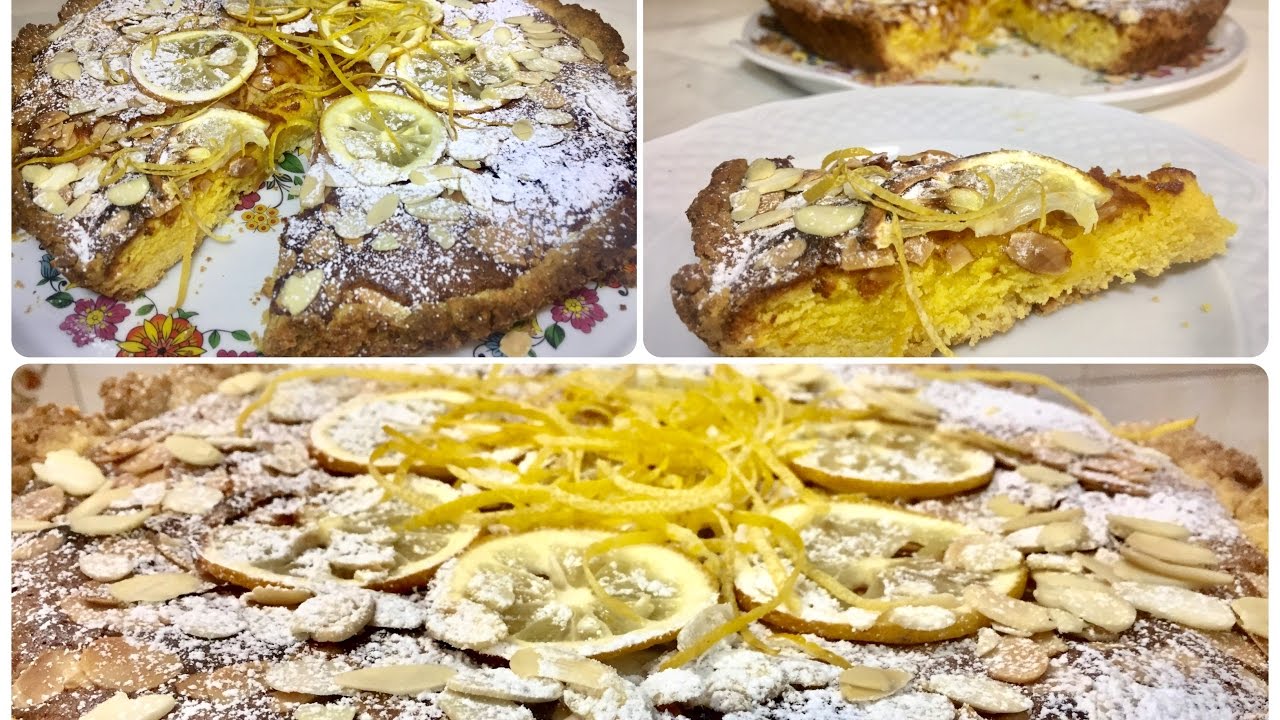 Crostata Rustica al Limone e Mandorle