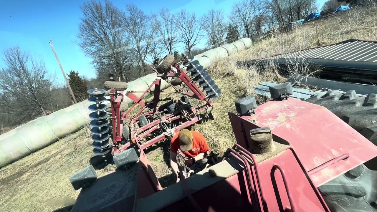 Getting dirt ready to plant oats