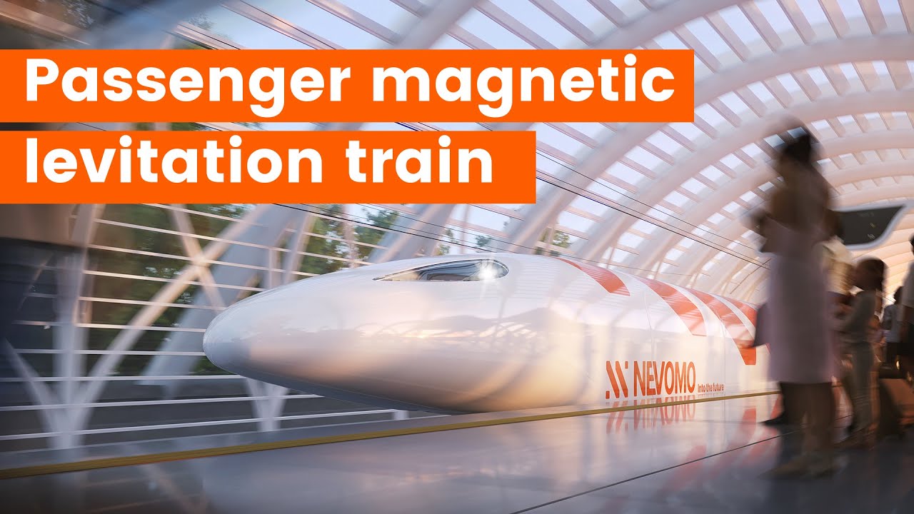 Passenger magnetic levitation train | MagRail by Nevomo