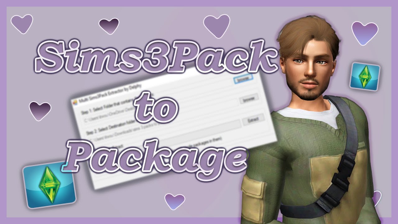 Как преобразовать пакеты участков и миров Sims3Packs в файлы пакетов (и где их разместить) Учебно...