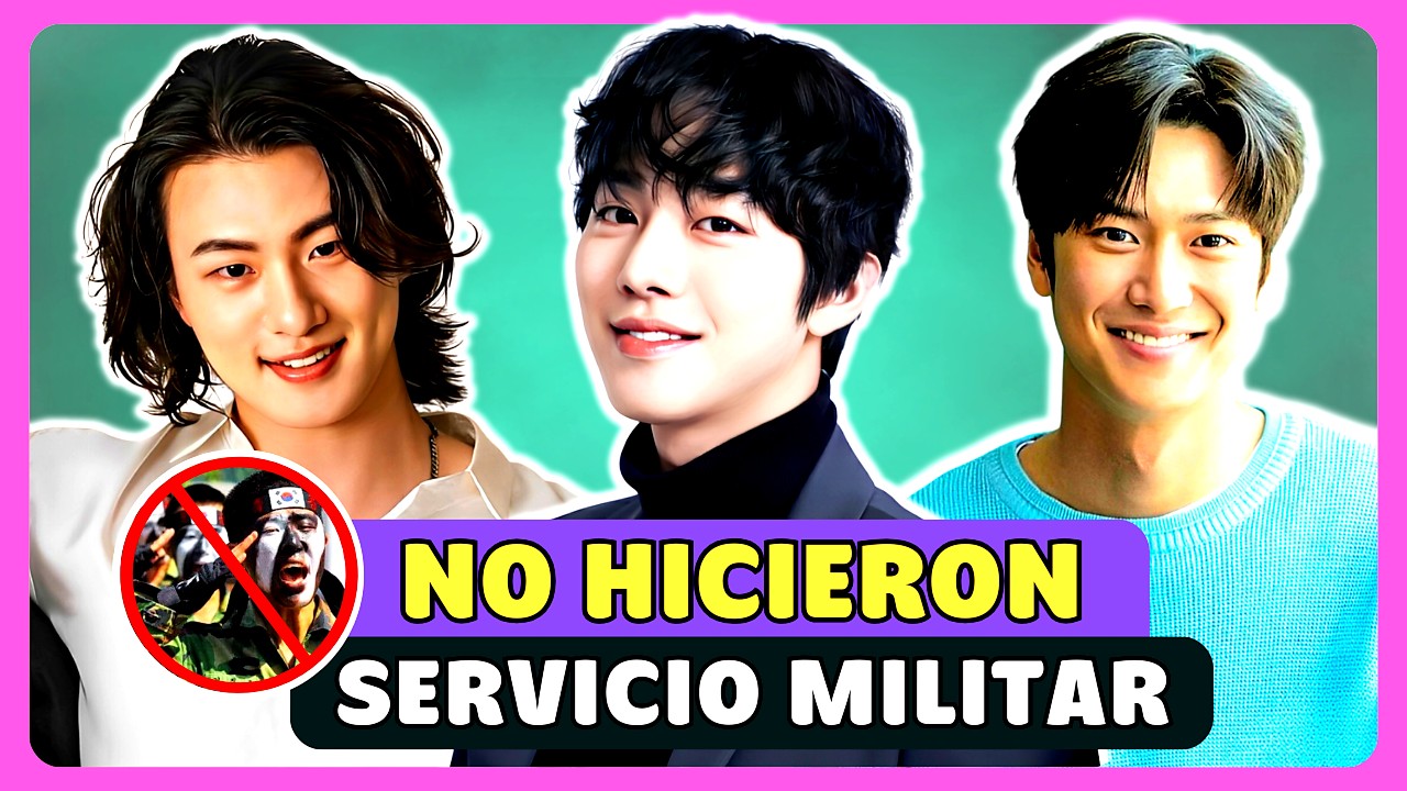 🪖ACTORES COREANOS que NO HICIERON el SERVICIO MILITAR  | Las IMPACTANTES RAZONES de su EXENCI&Oacute;N 😱