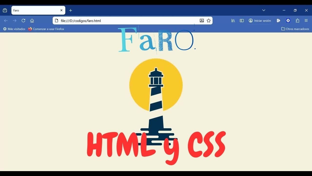 Cómo crear un faro con HTML y CSS 🌊  CSS art sin imágenes - Web development