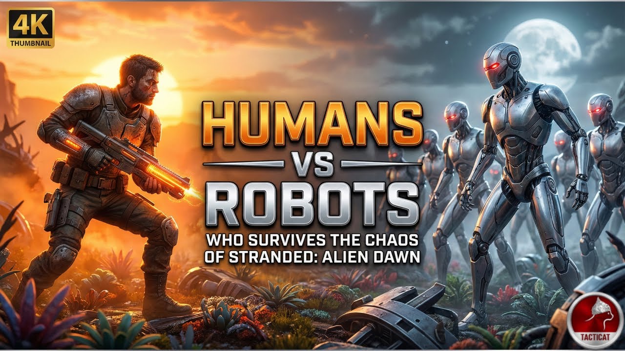Humans vs Robots - Who Survives the Chaos of Stranded: Alien Dawn