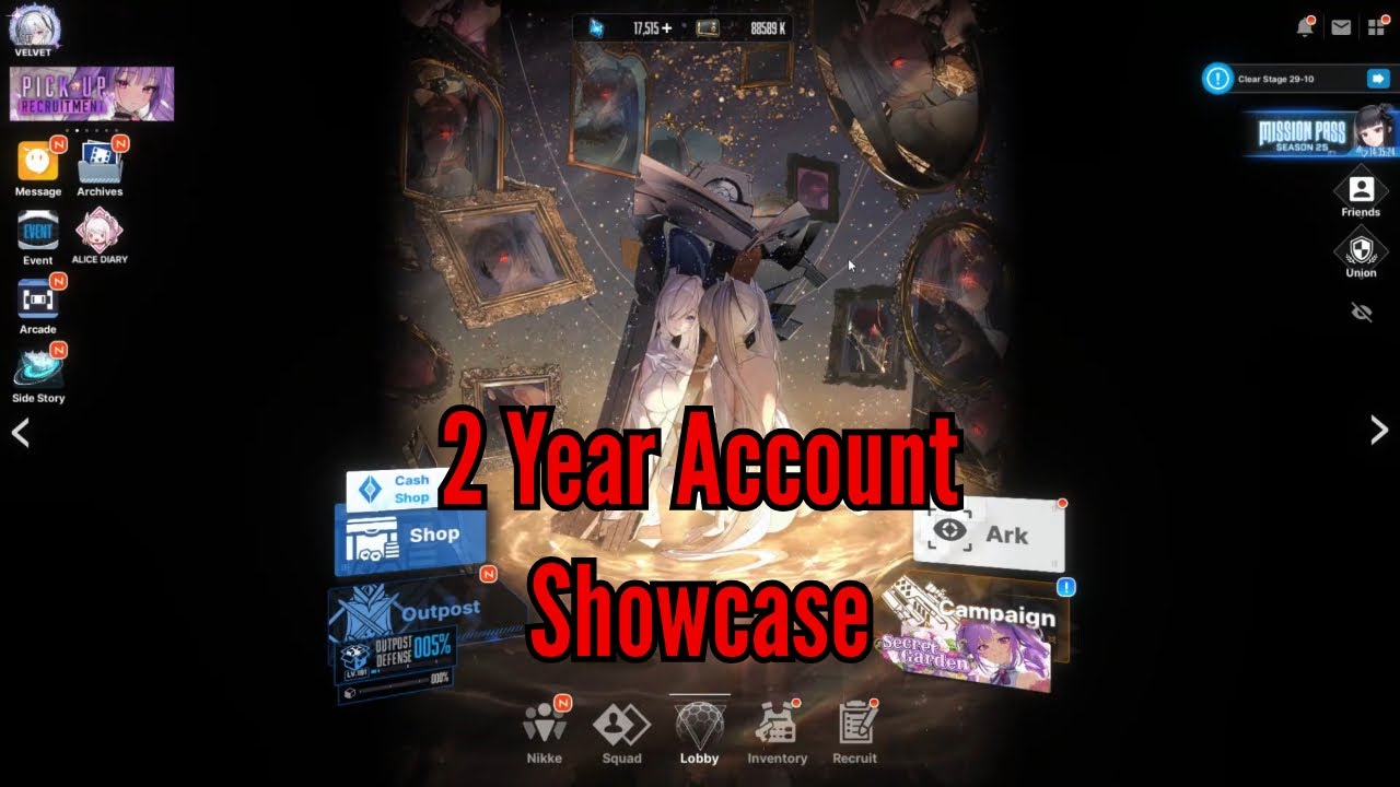 NIKKE 2 Year Account Showcase