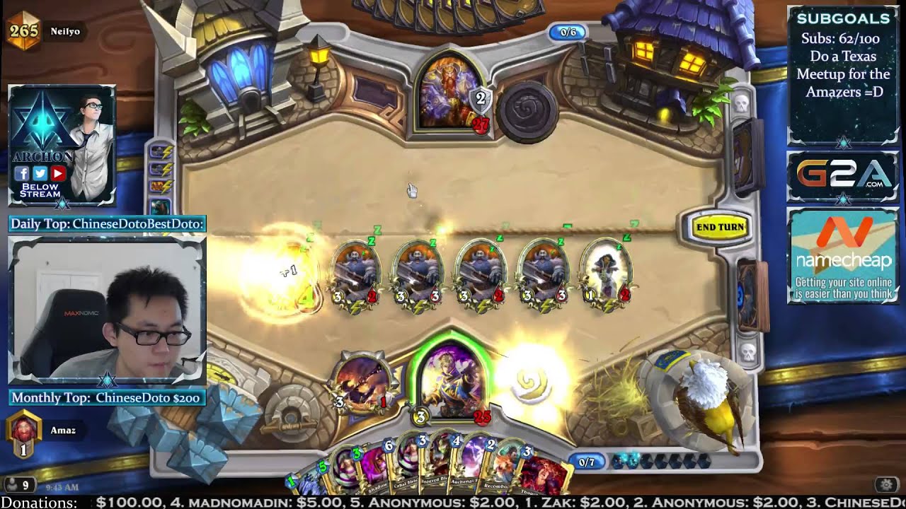 Hearthstone Amaz Playing Ranked Priest (Jul20 2015)