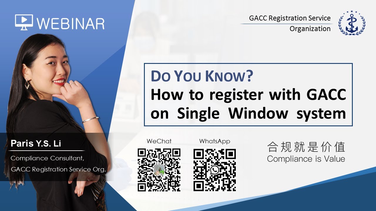 How to register with GACC single window website for overseas manufacturers of import food?