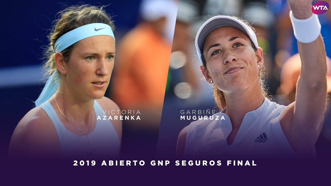 Victoria Azarenka vs. Garbiñe Muguruza | 2019 Monterrey Open Final | WTA Highlights