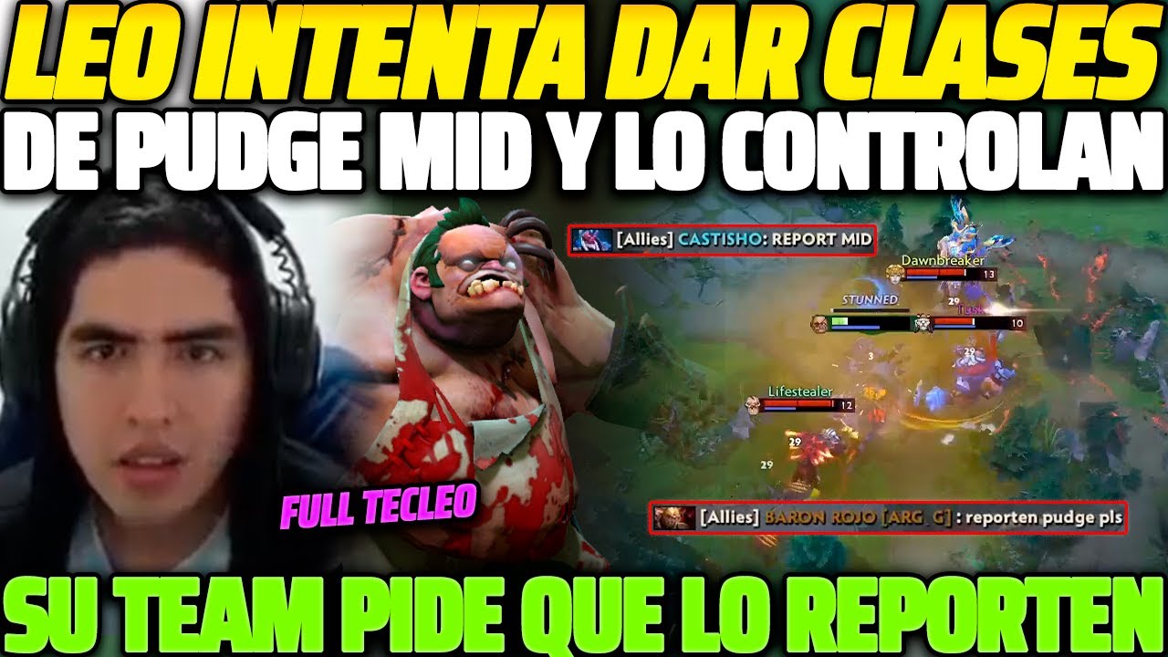 😲 TRY TEACHING CLASSES WITH PUDGE MID 😲 LEOSTYLE IS CONTROLLED AND MADE VEGAN 😱