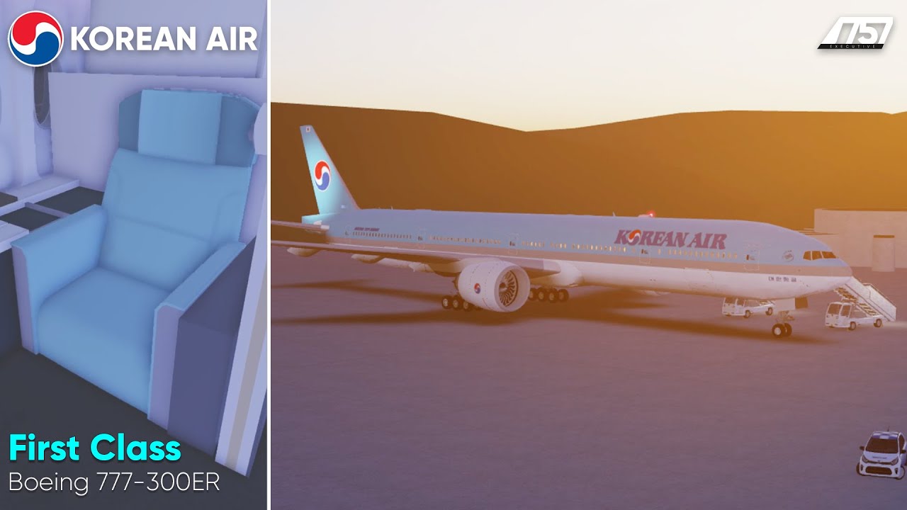 ROBLOX | Korean Air | First Class | Boeing 777-300ER