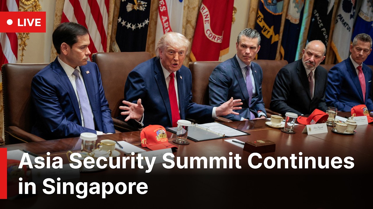 🔴LIVE: Global Defence Leaders Gather at Shangri-La Dialogue | AC1W