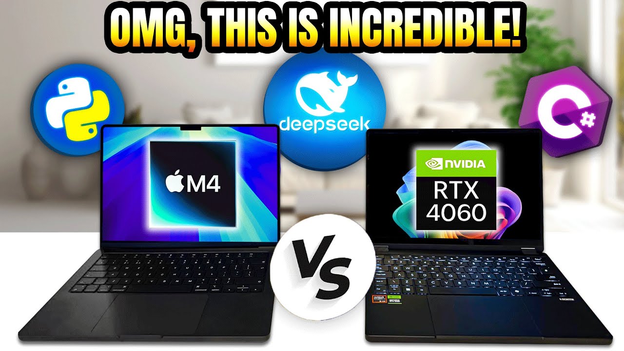 Nvidia RTX 4060 Vs M4 MacBook - OMG! These Results are CRAZY!