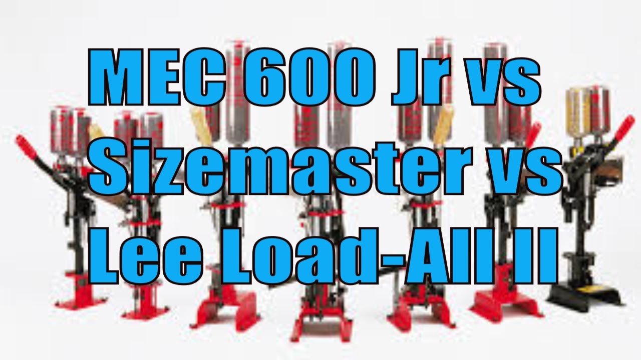 MEC 600 Jr 82 против Mec Sizemaster против Lee Load-All II (честное сравнение)