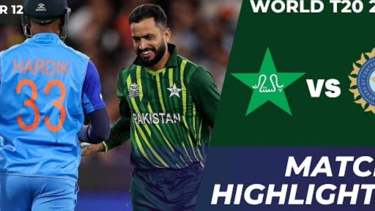 Pakistan vs India Full Highlights | Icc T20 World Cup 2022 | Pak vs India