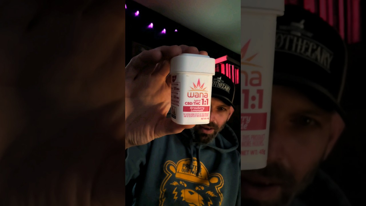 I #try #wana #gummies #watermelon #lemonade #4k #review #newjersey #edible #cat