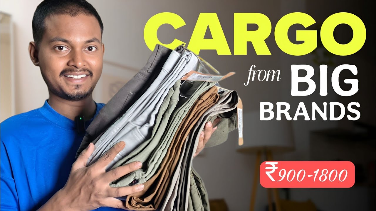 Best Cotton CARGO Pants for MEN Starting ₹1K | Branded Cargos for Men from AMAZON