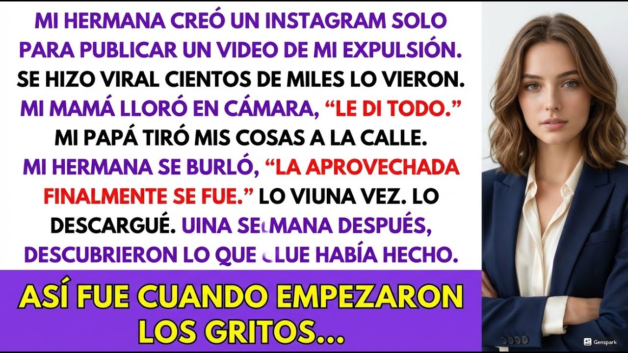 Mi Hermana Creó un IG Solo para Publicar Video de Mi Expulsión—Se Hizo Viral. Lo Vi Y…