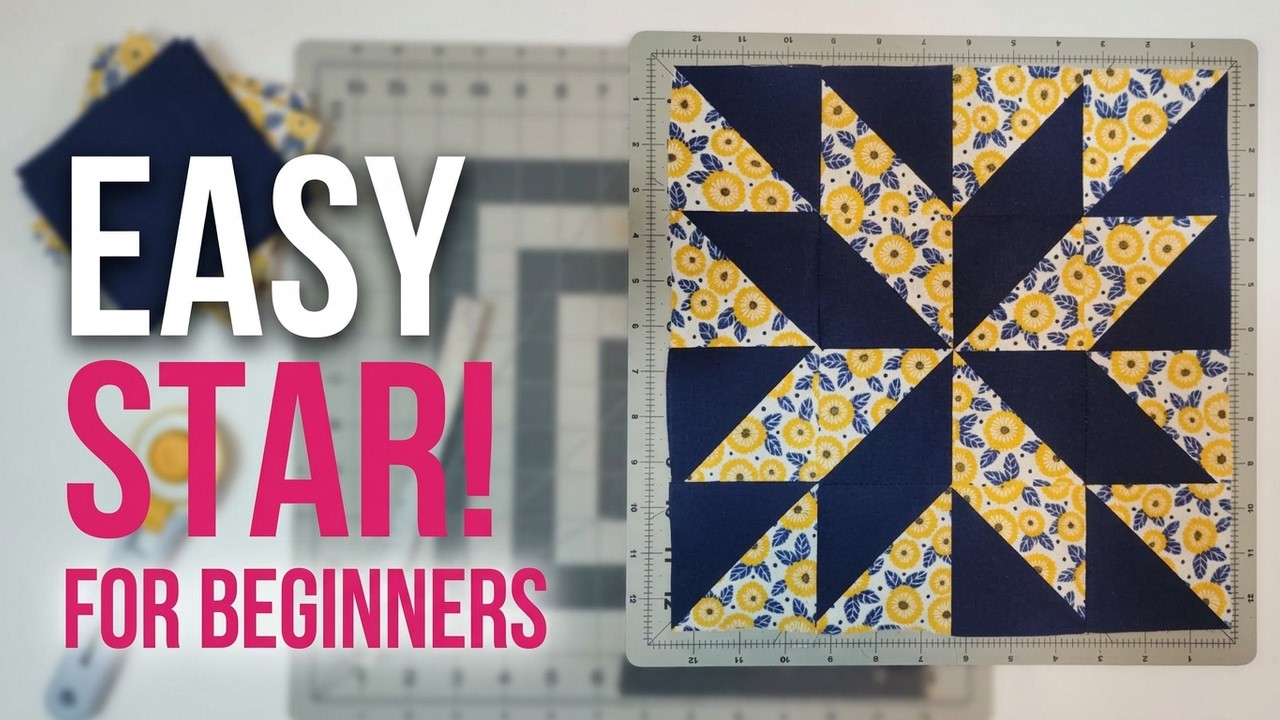 This Starburst Pattern is Easier Than You Think | Quilting for Beginners
