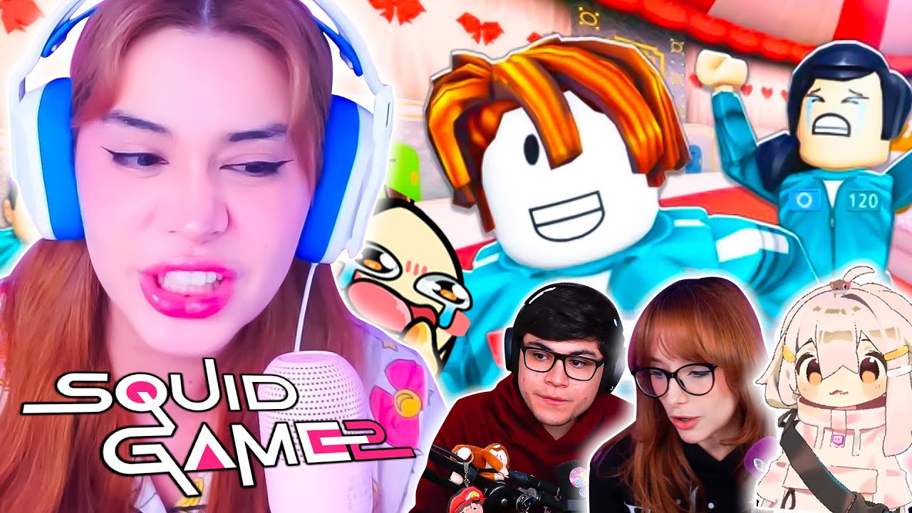 SQUID GAMES DE ROBLOX CON ALDO, PATTY Y GAMSTER! 😂😂