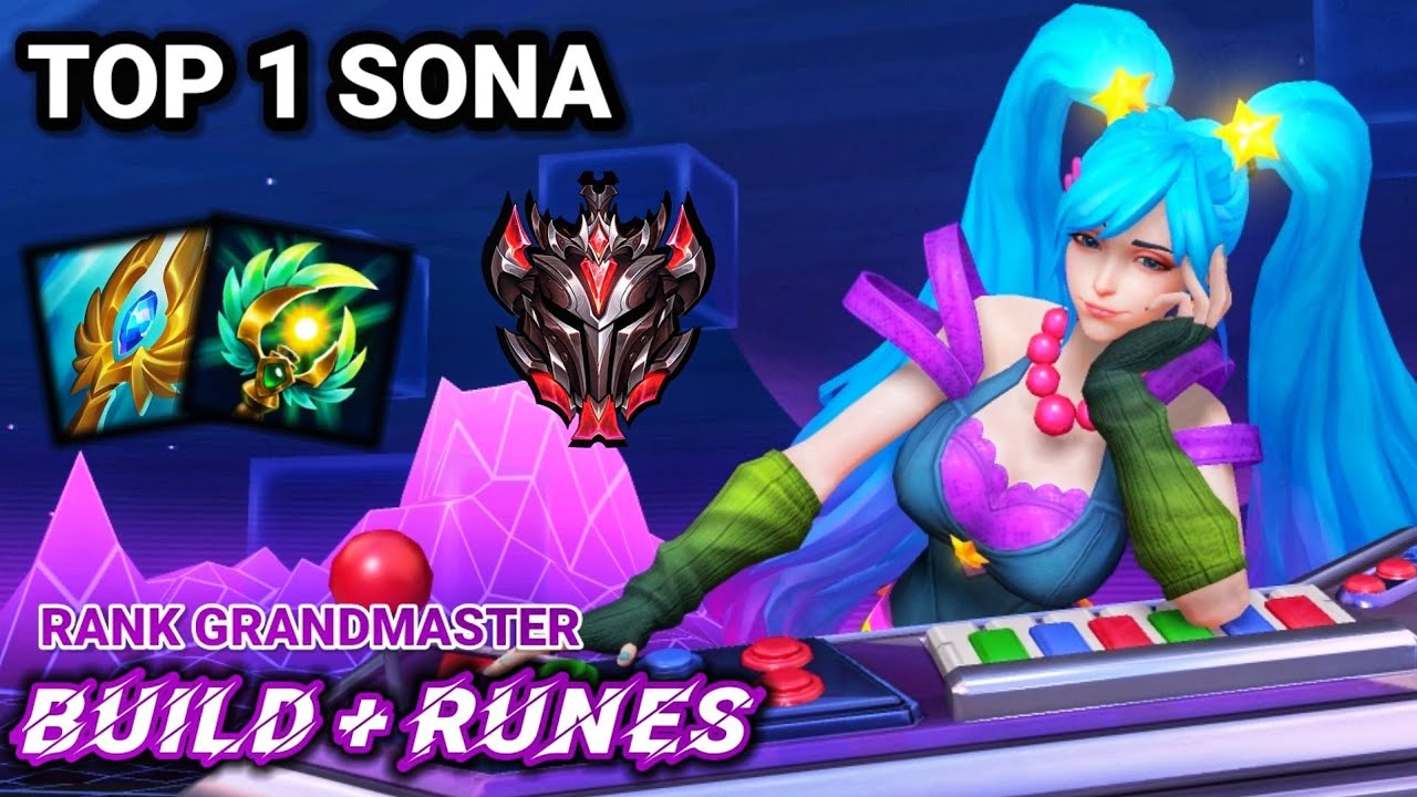 Wild Rift Top 1 Sona - Grandmaster Full Ranked