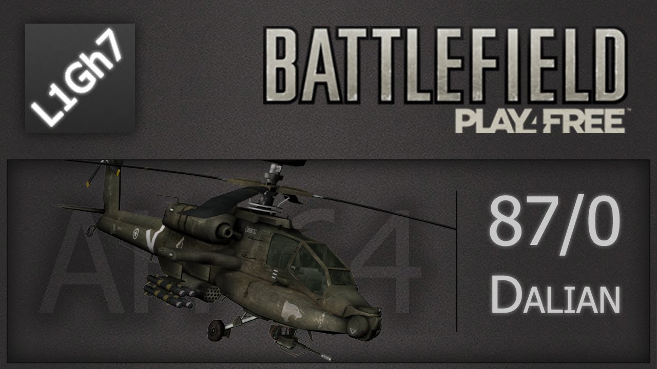 Battlefield Play4Free - AH-64 Heli - 87/0