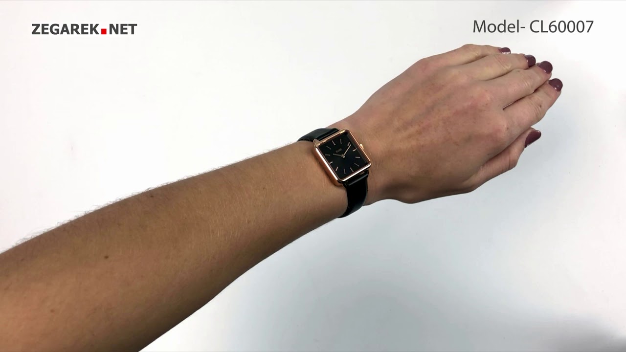 Cluse La T&eacute;tragone CL60007 Rose Gold/Black - Zegarek.net