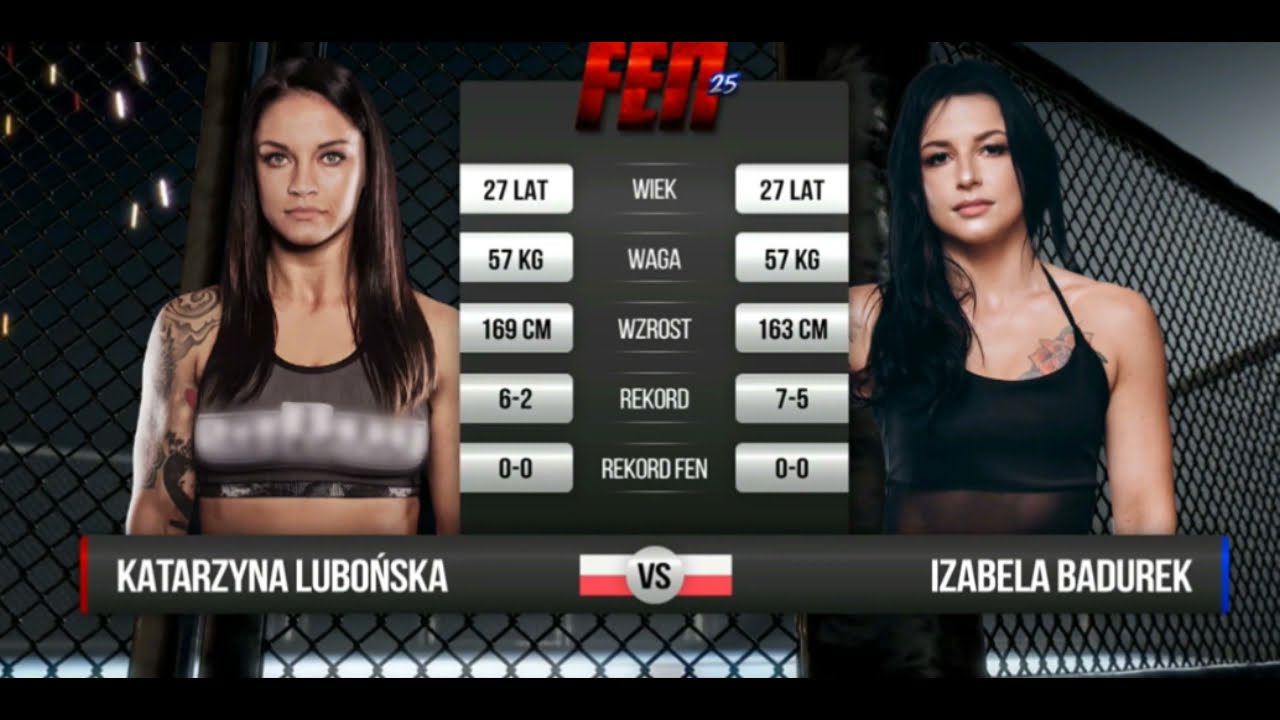 Katarzyna Lubonska vs Izabela Badurek fight highlights