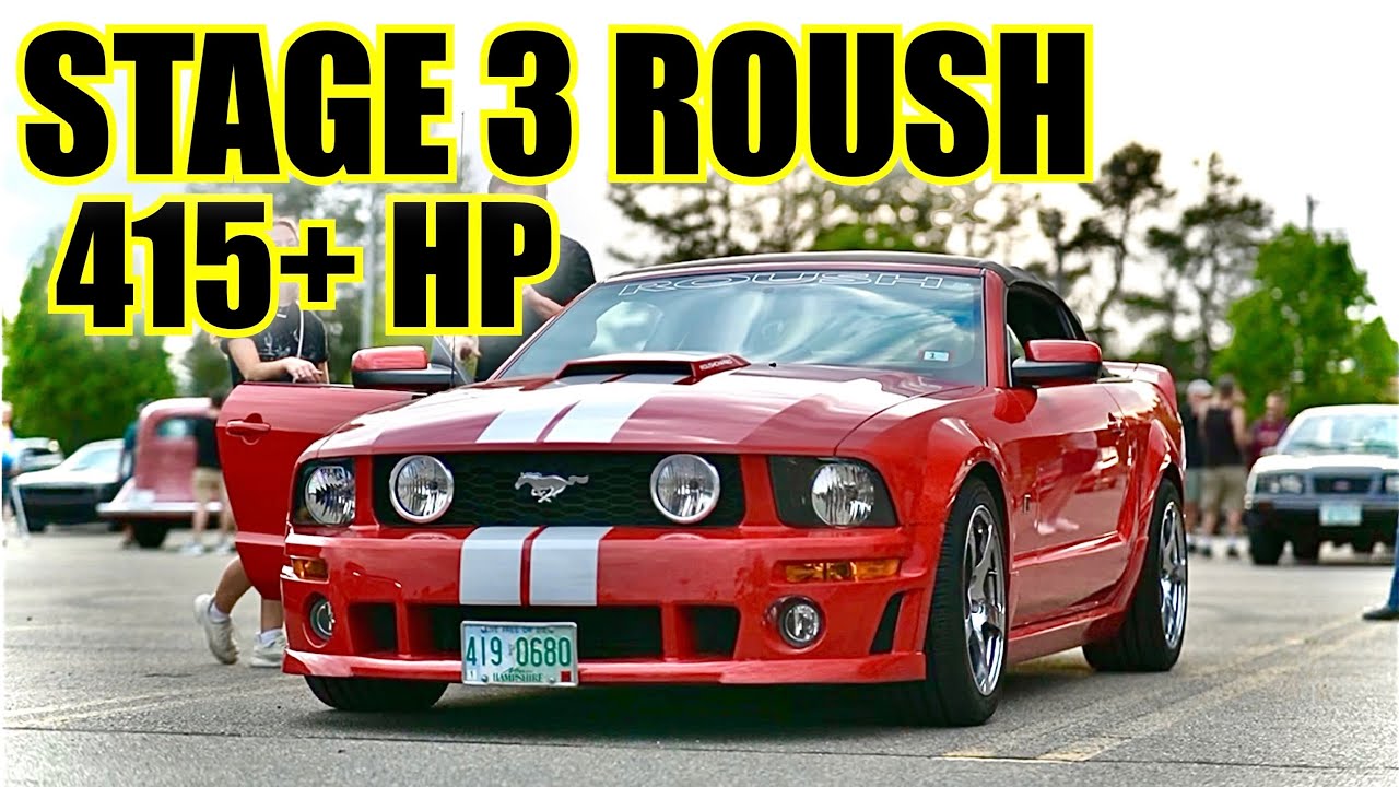 415HP 2007 Stage 3 Roush Mustang - Review + POV Drive